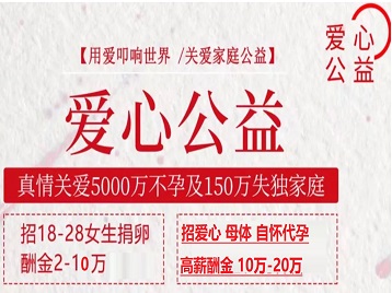 江城捐卵助孕生子 爱心志愿者招募